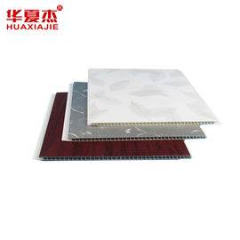 Harga yang bagus Panel Dinding PVC Eksterior Ukuran Disesuaikan 250mm * 5mm Dapat Didaur Ulang on line