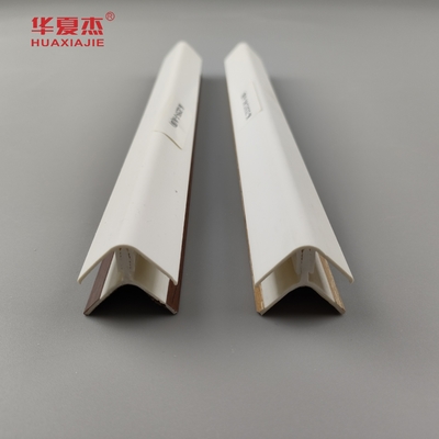 Harga yang bagus PVC End Cap Seluler PVC Potong Laminasi Putih Disesuaikan on line