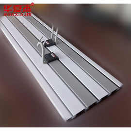 Harga yang bagus Plastik Kuat Slat Garage Dinding Panel UPVC Tampilan Untuk Basement on line