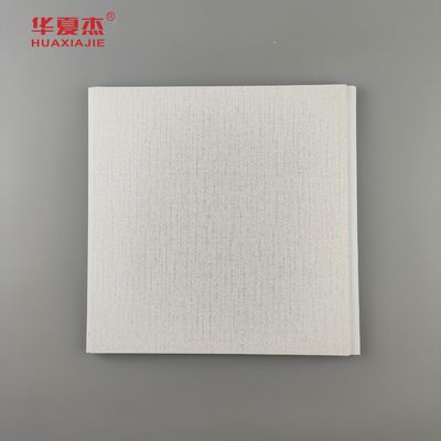 Harga yang bagus Pabrik Penjualan Interior Pvc Panel dinding Laminasi tekstur kasar dari linen Pvc Langit-langit Kelembaban tahan bahan bangunan on line