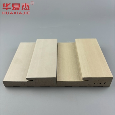 Harga yang bagus Grosir wpc 4-9/16' pintu jamb wpc pintu frame kayu corak wpc cetakan untuk dekorasi bangunan on line