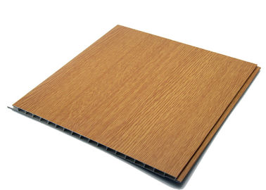 Harga yang bagus 5mm Kantor berlubang PVC Dinding Panel / Kayu Warna Dinding Waterproof Panel on line