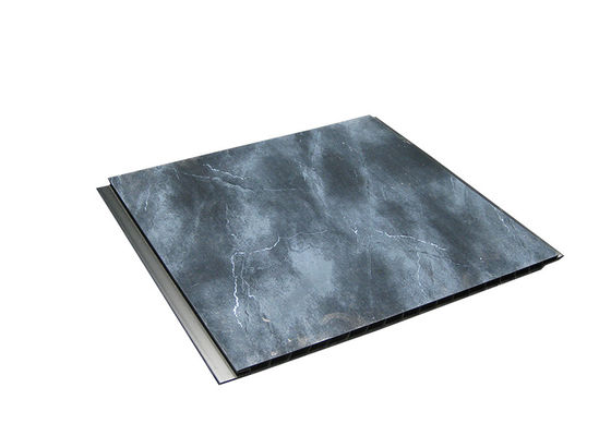 Harga yang bagus Panel Dinding PVC Motif Marmer Hitam Sarang Lebah Untuk Laundry, Panel Dinding Kamar Mandi Strip on line