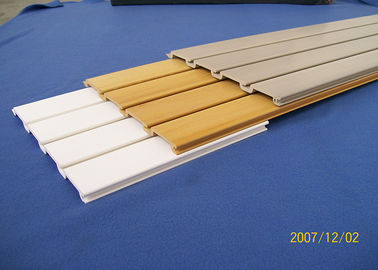 Harga yang bagus Panel Slatwall PVC Bukti Air Untuk Panel Sistem Dinding Basement Garasi on line
