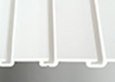 Harga yang bagus Putih Toko Dinding Panel / Slat Walling Panel Untuk Laundry Room on line