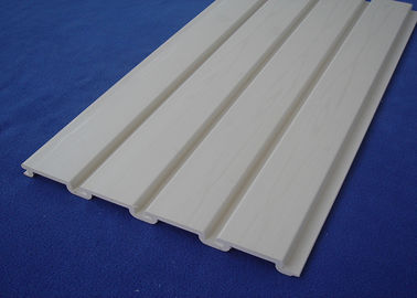 Harga yang bagus Panel Dinding Garasi Abu-abu Tahan Lama Air Bukti Panel Slatwall on line