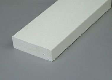 Harga yang bagus Woodgrain PVC Trim papan / memotong papan putih Vinyl papan 5/4 x 4 on line