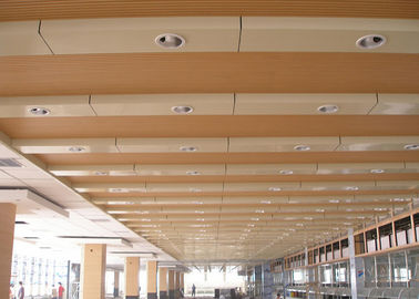 Harga yang bagus Dekorasi Bahan Atap / Suspended Ceiling Panel Untuk Koridor on line