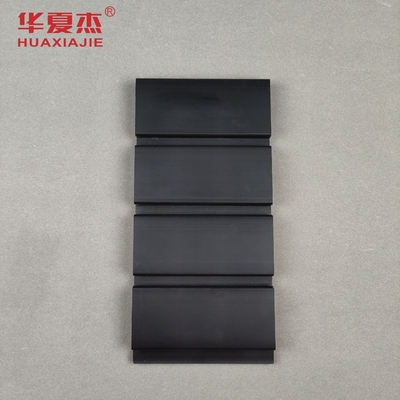 Harga yang bagus Panel Slatwall PVC Hitam Mengkilap untuk Interior Rumah Panel garasi PVC on line