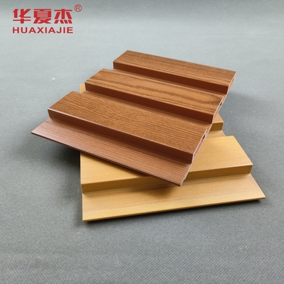 Harga yang bagus Panel dinding WPC tahan api untuk dekorasi 200 * 16mm on line