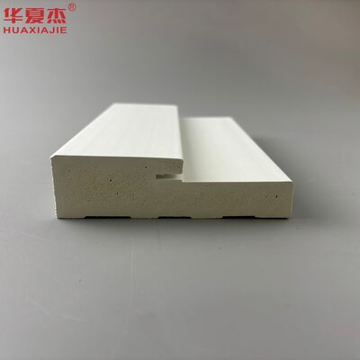 Harga yang bagus Grosir lebar 115mm jamb pintu PVC dengan permukaan putih dan waterproof WPC rangka pintu on line