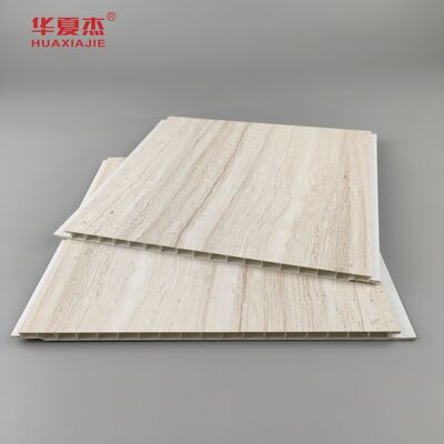 Harga yang bagus Panel Dinding PVC Tahan Air dengan Ketahanan Kelembaban dan Ukuran 250x8mm untuk Area Lembab on line