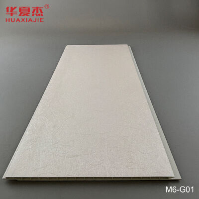 Kualitas Panel Dinding PVC Tahan Air Ukuran 250x8mm untuk Dekorasi Interior pabrik