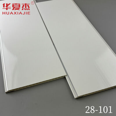 Kualitas Panel Dinding PVC Tahan Lembab Desain Modern 250x8mm dan Panel Dinding PVC untuk Panel PVC Interior pabrik