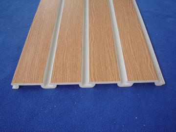 Harga yang bagus Toko Perlengkapan Plastik Garasi Dinding Panel / PVC Woodgrain Dinding Panel, 4 