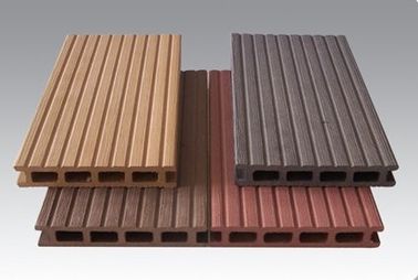 Harga yang bagus Kayu Plastik Komposit luar Putaran Dan Persegi Edaran berongga Wpc Decks on line