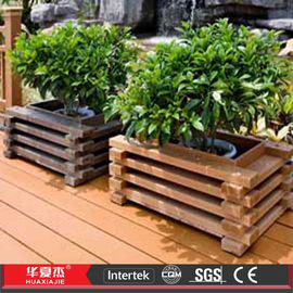 Harga yang bagus Plastik Kayu dekoratif Composite WPC Flower Box di Garden on line