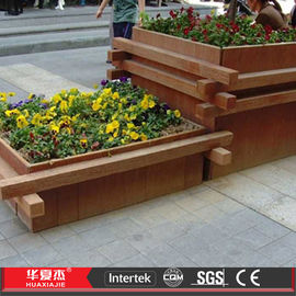 Harga yang bagus WPC Wood Plastic Composite Decking Dekorasi Bunga Box Untuk Outdoor on line