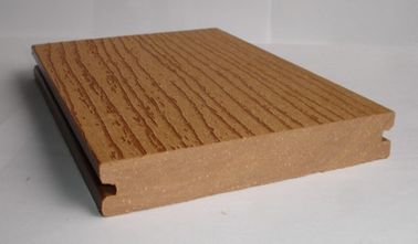 Harga yang bagus Kamar-mandi plastik yang dapat didaur ulang WPC Decking papan Anti Slip lingkungan on line