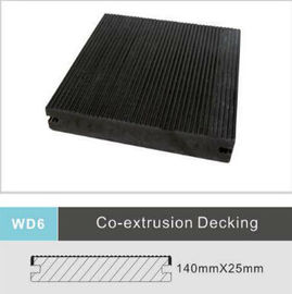 Harga yang bagus Pvc Terrace Co-Ekstrusi Plastik Decking Dewan Waterproof Dengan Groove on line