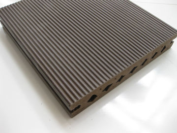 Harga yang bagus Dampproof Wpc Kayu Plastik Komposit Flooring Groove Ekonomis on line