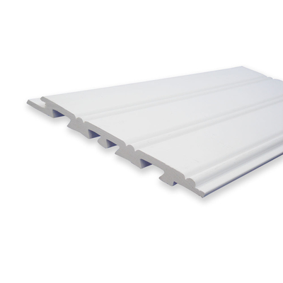 Harga yang bagus UV Protect White PVC Wainscot Panel Vinyl Planking Ukuran 5.4inch X 0.4inch on line